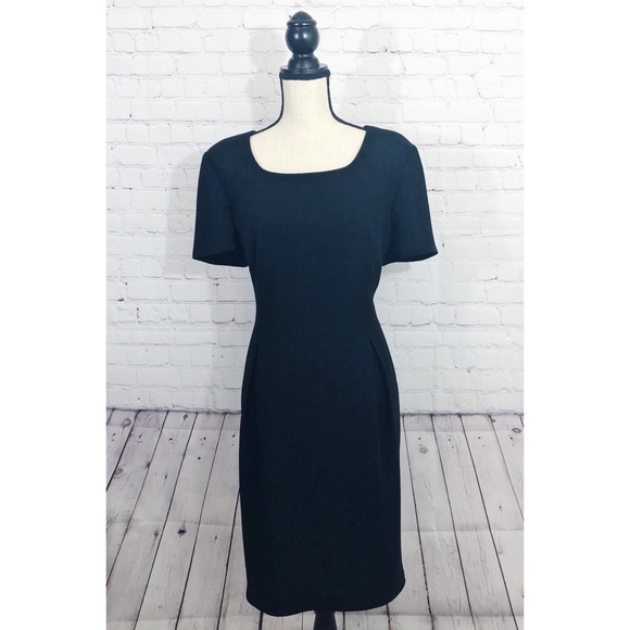 black midi dress size 14